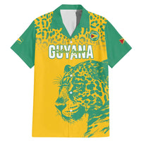 Custom Guyana Football Family Matching Mermaid Dress and Hawaiian Shirt 2025 Go Golden Jaguars