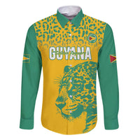 Custom Guyana Football Family Matching Tank Maxi Dress and Hawaiian Shirt 2025 Go Golden Jaguars