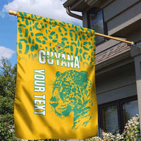 Custom Guyana Football Garden Flag 2025 Go Golden Jaguars