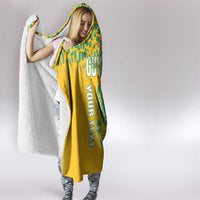 Custom Guyana Football Hooded Blanket 2025 Go Golden Jaguars