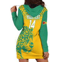 Custom Guyana Football Hoodie Dress 2025 Go Golden Jaguars