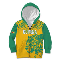 Custom Guyana Football Kid Hoodie 2025 Go Golden Jaguars