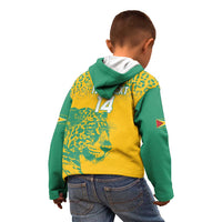 Custom Guyana Football Kid Hoodie 2025 Go Golden Jaguars