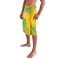 Custom Guyana Football Lavalava 2025 Go Golden Jaguars