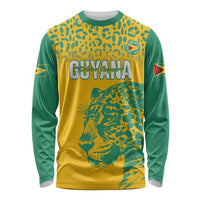 Custom Guyana Football Long Sleeve Shirt 2025 Go Golden Jaguars