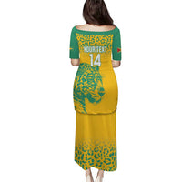 Custom Guyana Football Puletasi 2025 Go Golden Jaguars