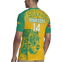 Custom Guyana Football Rugby Jersey 2025 Go Golden Jaguars