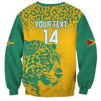 Custom Guyana Football Sweatshirt 2025 Go Golden Jaguars