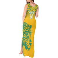 Custom Guyana Football Tank Maxi Dress 2025 Go Golden Jaguars