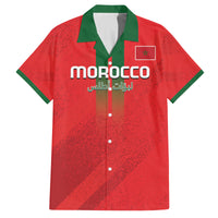 Custom Morocco Football Family Matching Long Sleeve Bodycon Dress and Hawaiian Shirt Go Lionesses of Atlas - Wonder Print Shop