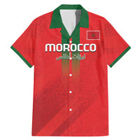 Custom Morocco Football Family Matching Mermaid Dress and Hawaiian Shirt Go Lionesses of Atlas - Wonder Print Shop