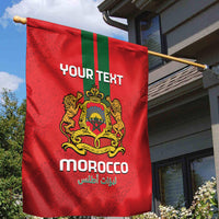 Custom Morocco Football Garden Flag Go Lionesses of Atlas - Wonder Print Shop