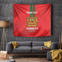 Custom Morocco Football Tapestry Go Lionesses of Atlas - Wonder Print Shop