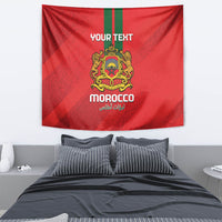 Custom Morocco Football Tapestry Go Lionesses of Atlas - Wonder Print Shop