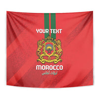 Custom Morocco Football Tapestry Go Lionesses of Atlas - Wonder Print Shop