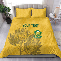 Custom South Africa Soccer Bedding Set Go Banyana Banyana Proteas - Wonder Print Shop