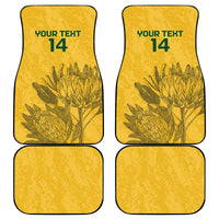 Custom South Africa Soccer Car Mats Go Banyana Banyana Proteas - Wonder Print Shop