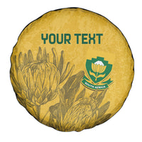 Custom South Africa Soccer Spare Tire Cover Go Banyana Banyana Proteas - Wonder Print Shop