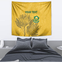 Custom South Africa Soccer Tapestry Go Banyana Banyana Proteas - Wonder Print Shop