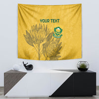 Custom South Africa Soccer Tapestry Go Banyana Banyana Proteas - Wonder Print Shop