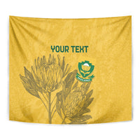 Custom South Africa Soccer Tapestry Go Banyana Banyana Proteas - Wonder Print Shop