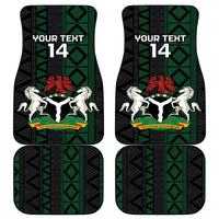 Nigeria Football Car Mats Go Super Falcons African Pattern - Wonder Print Shop