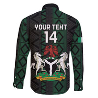 Custom Nigeria Football Family Matching Mermaid Dress and Hawaiian Shirt Go Super Falcons African Pattern - Wonder Print Shop