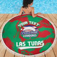La Tunas 2025 Baseball Custom Beach Blanket Cuba Go Champions