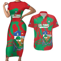 La Tunas 2025 Baseball Custom Couples Matching Short Sleeve Bodycon Dress and Hawaiian Shirt Cuba Go Champions