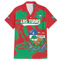 La Tunas 2025 Baseball Custom Family Matching Short Sleeve Bodycon Dress and Hawaiian Shirt Cuba Go Champions
