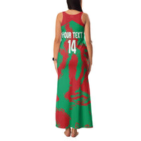 La Tunas 2025 Baseball Custom Family Matching Tank Maxi Dress and Hawaiian Shirt Cuba Go Champions