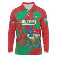 La Tunas 2025 Baseball Custom Long Sleeve Polo Shirt Cuba Go Champions