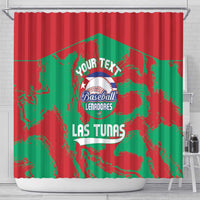 La Tunas 2025 Baseball Custom Shower Curtain Cuba Go Champions