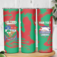 La Tunas 2025 Baseball Custom Skinny Tumbler Cuba Go Champions