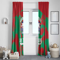 La Tunas 2025 Baseball Custom Window Curtain Cuba Go Champions