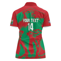 La Tunas 2025 Baseball Custom Women Polo Shirt Cuba Go Champions