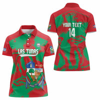 La Tunas 2025 Baseball Custom Women Polo Shirt Cuba Go Champions