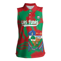 La Tunas 2025 Baseball Custom Women Sleeveless Polo Shirt Cuba Go Champions