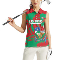La Tunas 2025 Baseball Custom Women Sleeveless Polo Shirt Cuba Go Champions