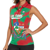 La Tunas 2025 Baseball Custom Women Sleeveless Polo Shirt Cuba Go Champions