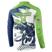 Kane County 2025 Baseball Custom Button Sweatshirt Come On Cougar