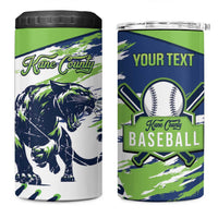 Kane County 2025 Baseball Custom 4 in 1 Can Cooler Tumbler Come On Cougar