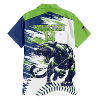 Kane County 2025 Baseball Custom Family Matching Long Sleeve Bodycon Dress and Hawaiian Shirt Come On Cougar