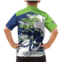 Kane County 2025 Baseball Custom Family Matching Mermaid Dress and Hawaiian Shirt Come On Cougar