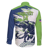 Kane County 2025 Baseball Custom Family Matching Off The Shoulder Long Sleeve Dress and Hawaiian Shirt Come On Cougar