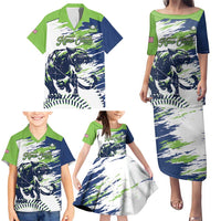 Kane County 2025 Baseball Custom Family Matching Puletasi and Hawaiian Shirt Come On Cougar