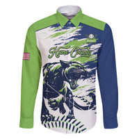 Kane County 2025 Baseball Custom Family Matching Puletasi and Hawaiian Shirt Come On Cougar