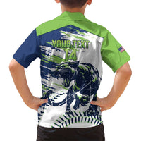 Kane County 2025 Baseball Custom Family Matching Summer Maxi Dress and Hawaiian Shirt Come On Cougar