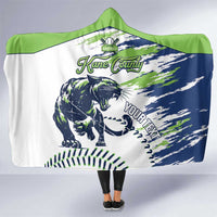 Kane County 2025 Baseball Custom Hooded Blanket Come On Cougar
