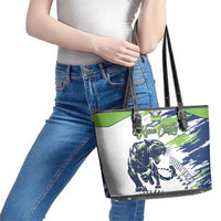 Kane County 2025 Baseball Custom Leather Tote Bag Come On Cougar